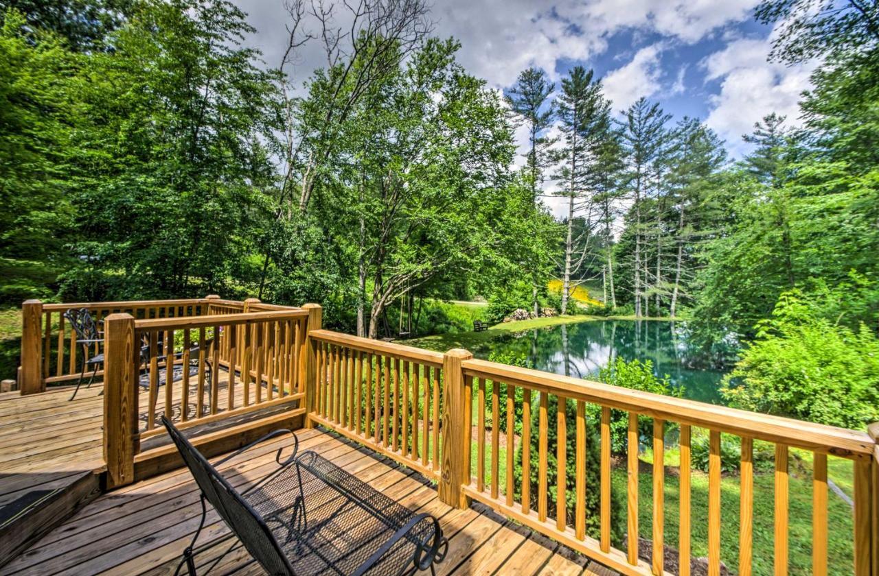 Serene Todd Getaway With Private Pond And Creek Views! Extérieur photo