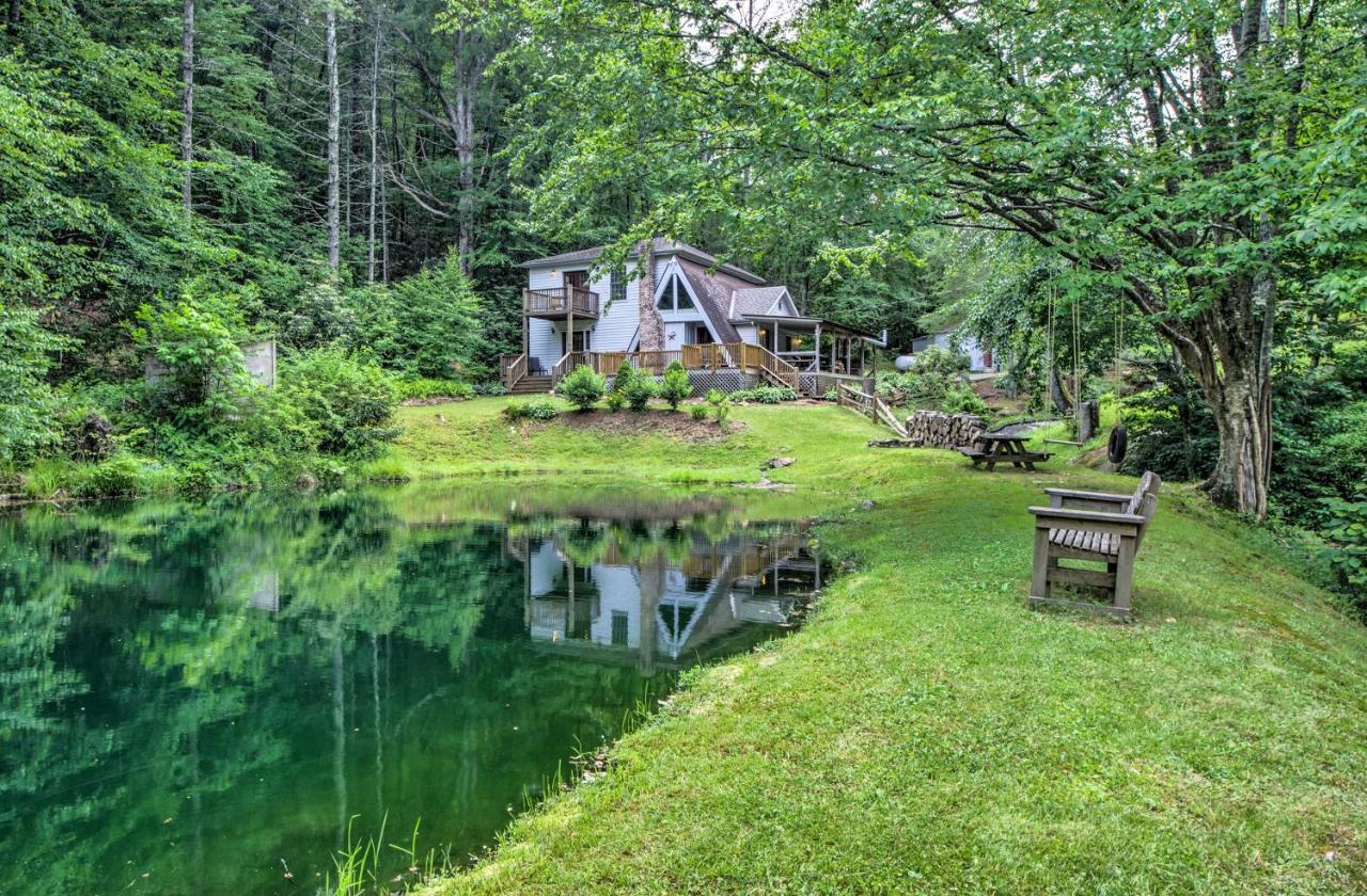 Serene Todd Getaway With Private Pond And Creek Views! Extérieur photo